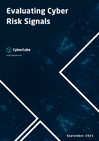 Copy of Evaluating Cyber Risk Signals Copy of Evaluating Cyber Risk Signals