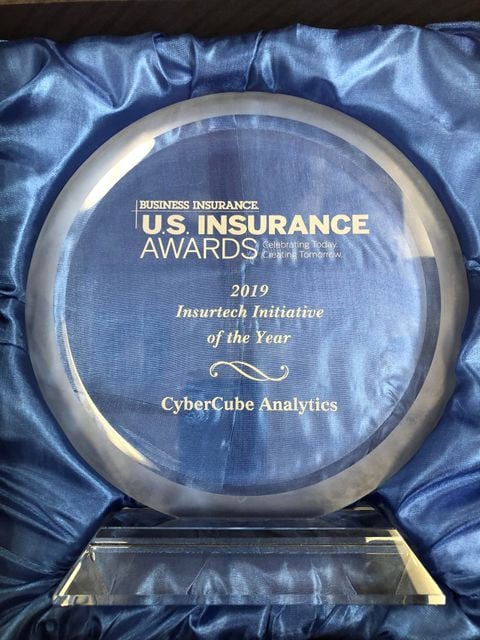 CyberCube Wins InsurTech Initiative of the Year at US Insurance Awards 2019
